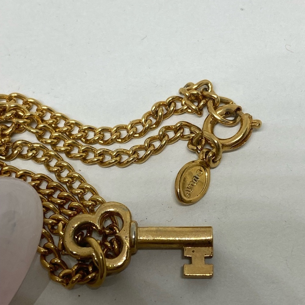 Vintage Heart & Key Pendant & Chain​ - Picture 7 of 9
